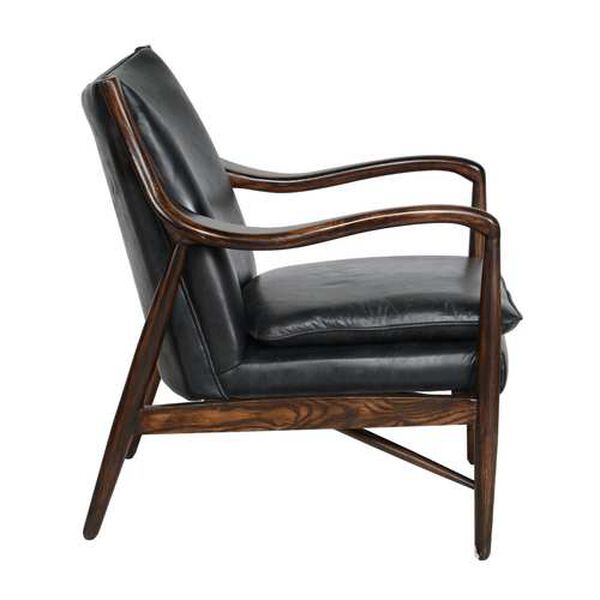 Finley Black and Brown Club Chair, image 3