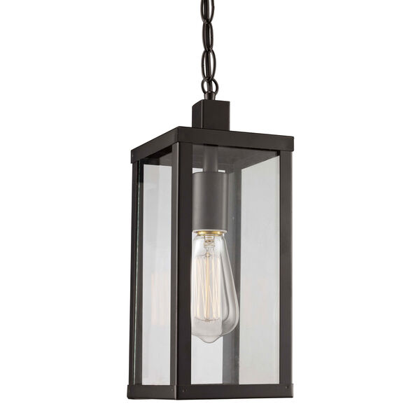 Oxford Black Five-Inch One-Light Hanging Lantern, image 1