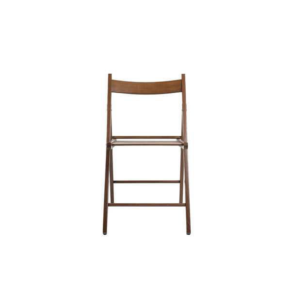 Rosalia Walnut Folding Chair, Set of Four, image 2
