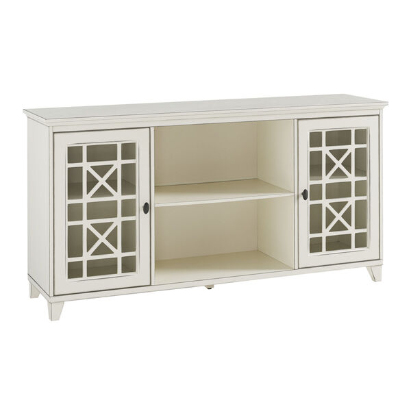 Faye Antique White Two Door Sideboard, image 4