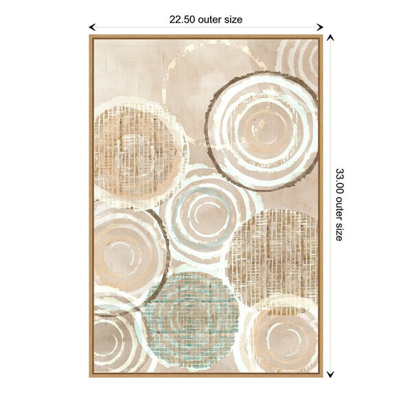 Flora Kouta Brown Neutral Woven Baskets II 23 x 33 Inch Wall Art, image 3