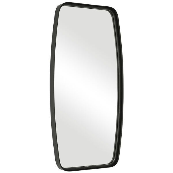 Linden Matte Black Oblong Wall Mirror, image 4