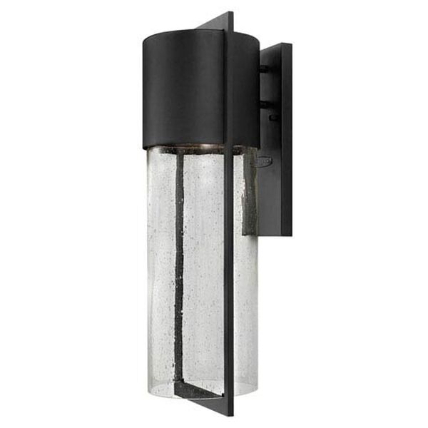 Brixton Black Eight-Inch One-Light Outdoor Wall Mount, image 1