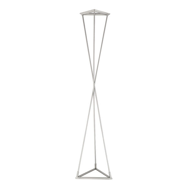 Zora Satin Nickel 70-Inch Integrated LED Table Lamp, image 1