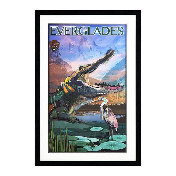 Everglades Multicolor 3D Collage Wall Art, image 2