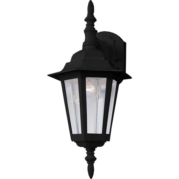 Builder Cast Black One-Light Outdoor Fourteen-Inch Wall Sconce, image 1