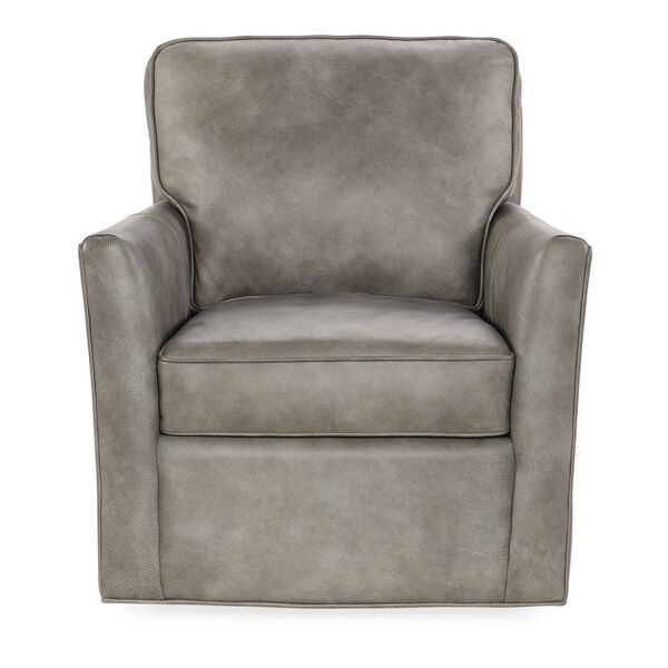 CC Gray Swivel Club Chair, image 4