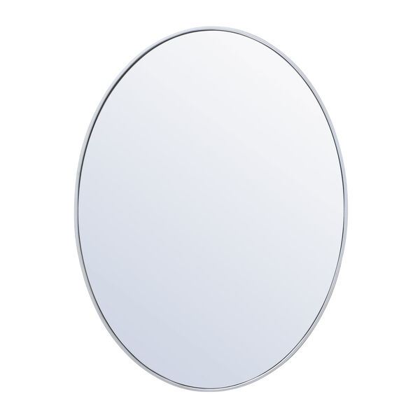 Eternity Silver 40-Inch Oval Mirror, image 1