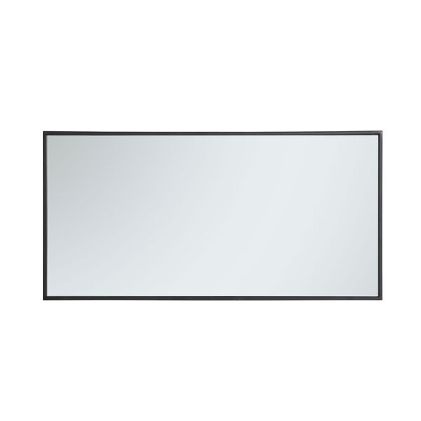 Eternity Black 18-Inch Rectangular Mirror, image 5