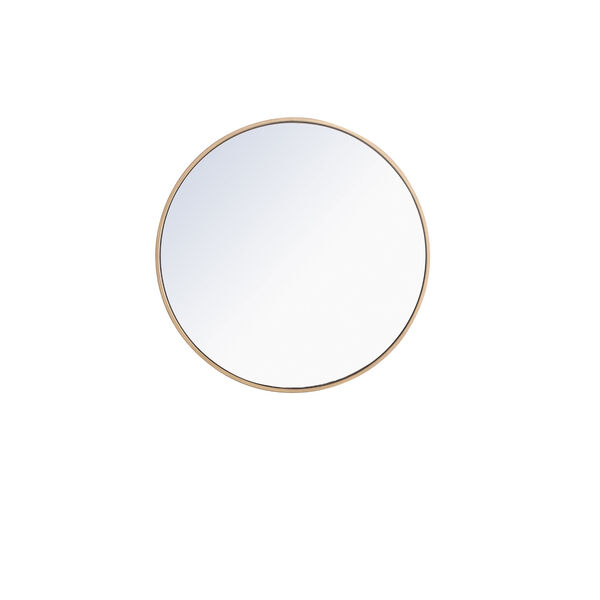 Eternity Brass 28-Inch Round Mirror, image 1