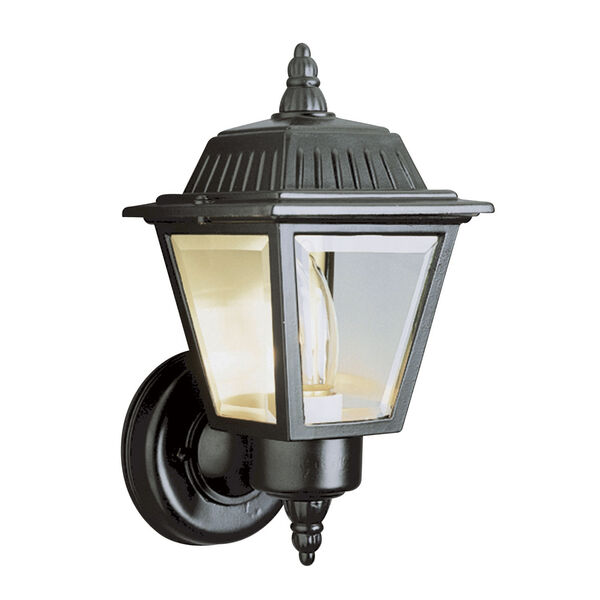 Class II 14 Inch High Outdoor Wall Light -Black Copper, image 1
