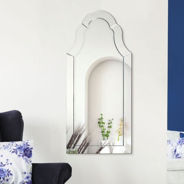 Clear 44 x 20-Inch Beveled Wall Mirror, image 3