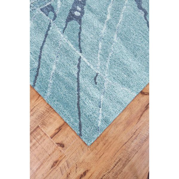 Cosmo Blue Green Gray Area Rug, image 3
