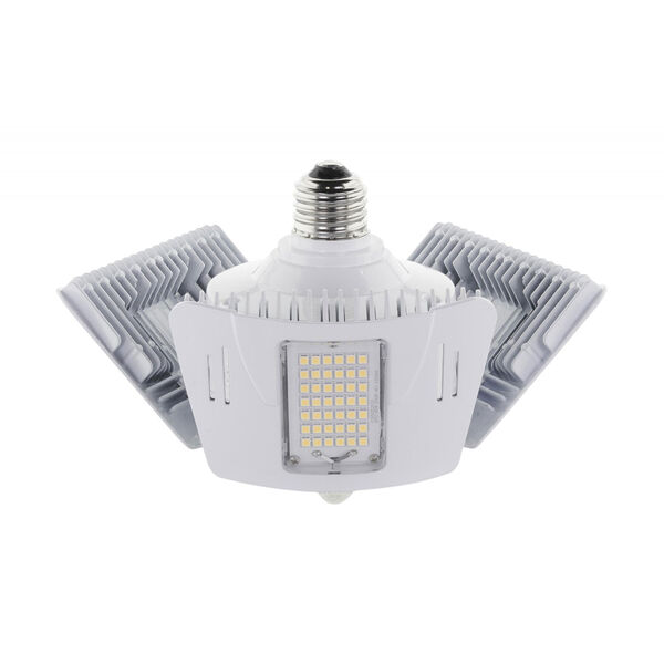 White 4000K Medium Base Adjustable Beam Angle Motion Sensor Utility LED Bulb, image 1