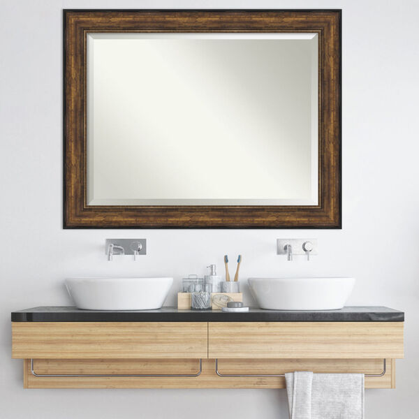 Bronze 4-Inch Frame Bathroom Vanity Wall Mirror, image 6
