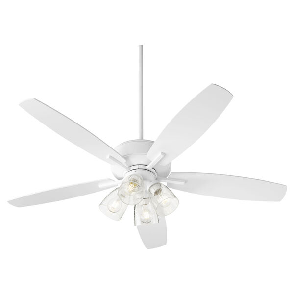 Breeze Studio White Four-Light 52-Inch Ceiling Fan, image 3