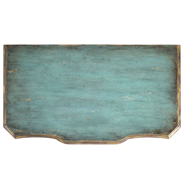 Three Drawer Turquoise Chest, image 2