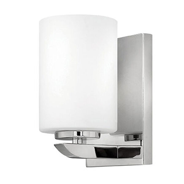 Kyra Brushed Nickel One-Light 8-Inch Bath Wall Sconce, image 1