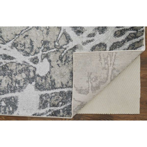 Astra Gray Silver Ivory Area Rug, image 6