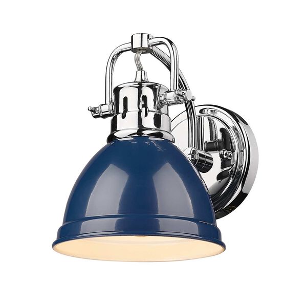 Duncan Chrome One-Light Wall Sconce, image 1