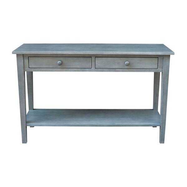 Spencer Antique Washed Heather Gray Console Server Table, image 3