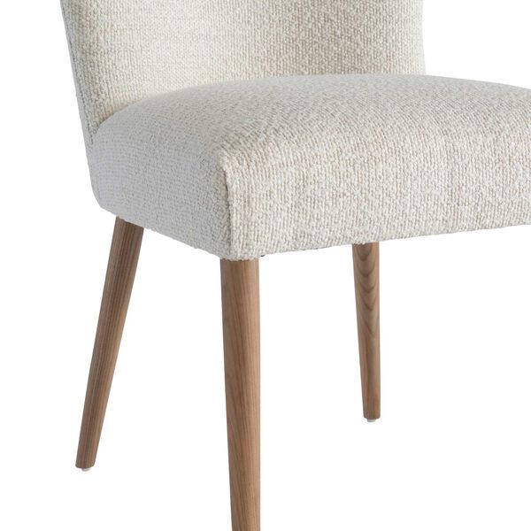 Modulum White and Natural Wing Back Side Chair, image 5