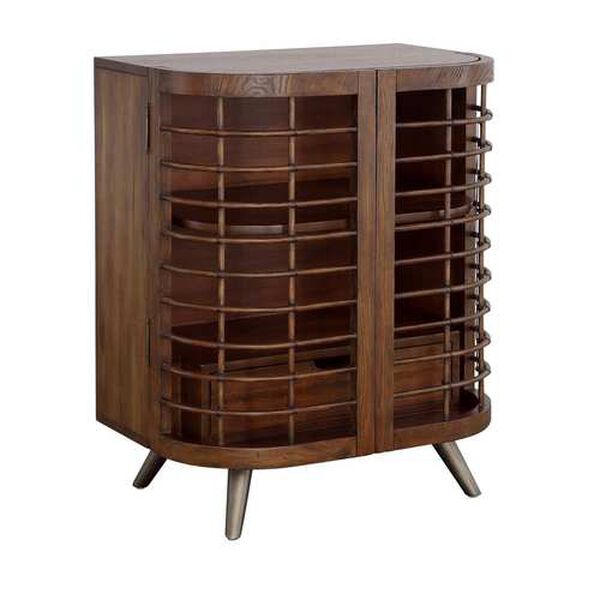 Brixton Brown Cabinet with Two Doors One Drawer, image 1
