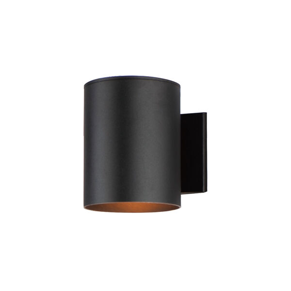 Outpost Black One-Light 7-Inch Outdoor Wall Mount, image 1