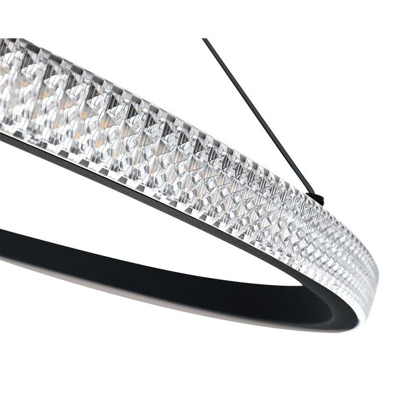 Prado Black 32-Inch LED Ring Pendant, image 3