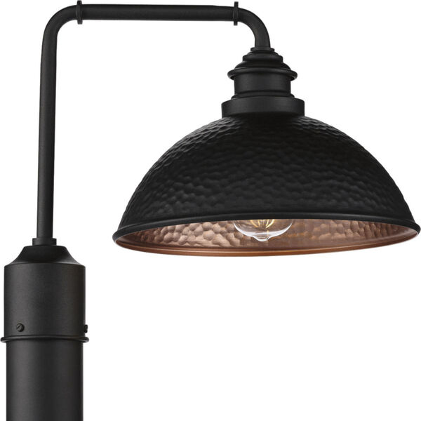 P540032-031 Englewood Black 12-Inch One-Light Outdoor Post Lantern, image 1