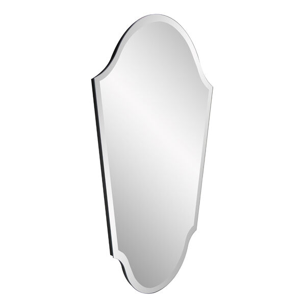 Mirrored Frameless Arched Vanity Mirror, image 2