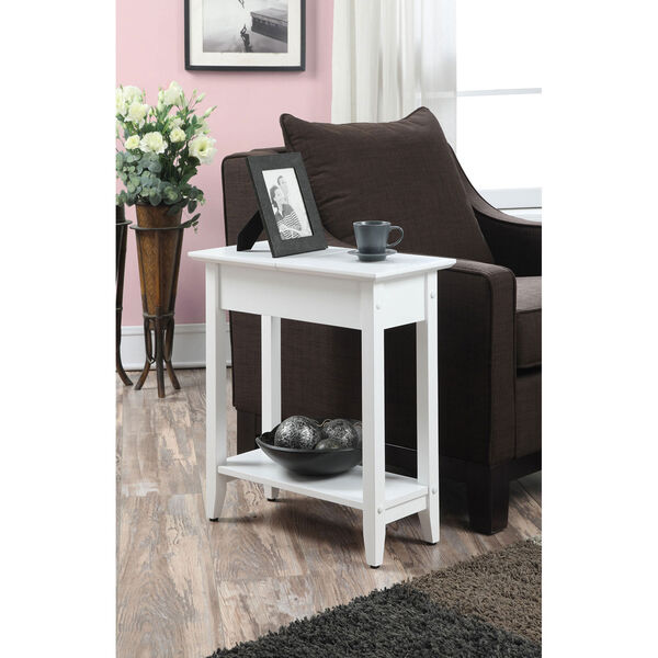 American Heritage White End Table, image 6