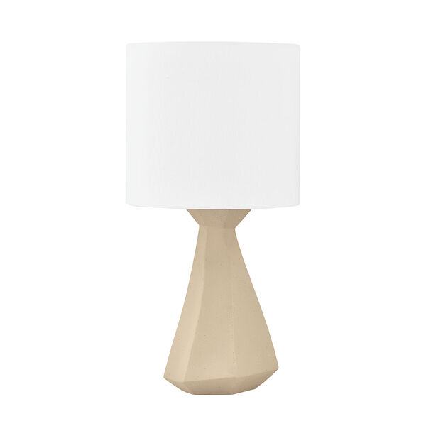 Oakland Taupe and Off-White One-Light Table Lamp, image 1