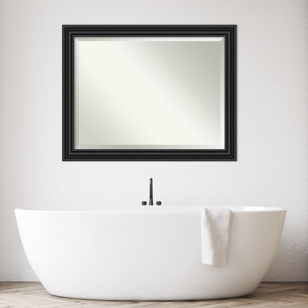 Colonial Black 46W X 36H-Inch Bathroom Vanity Wall Mirror, image 5