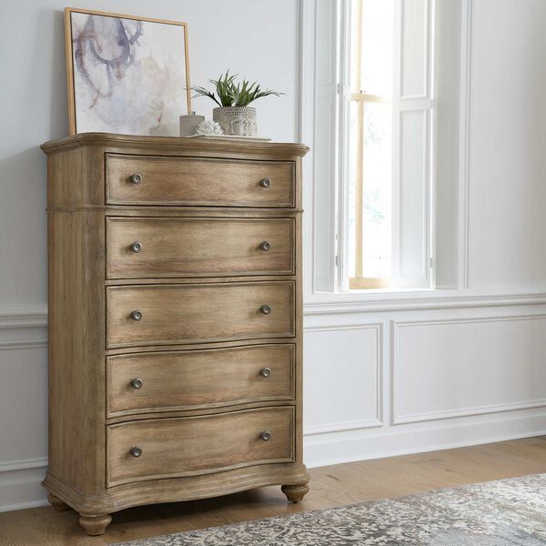 Weston Hills Natural Five Drawer Chest, image 3