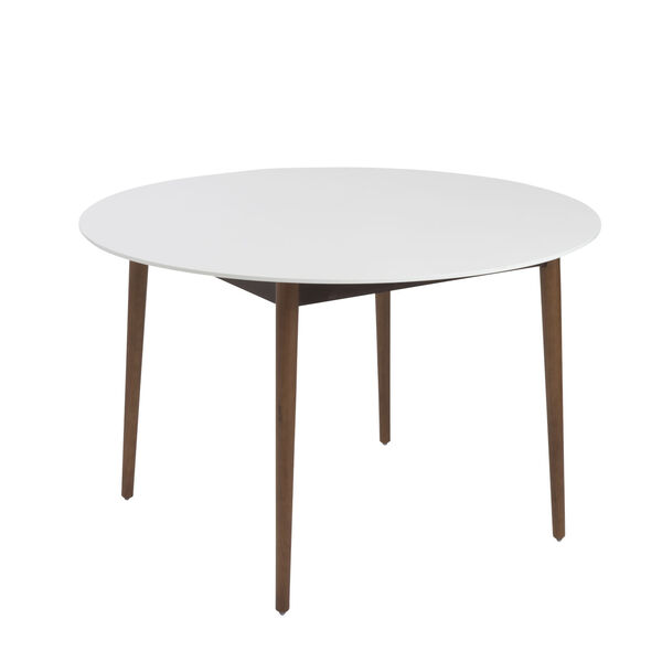 Manon White 47-Inch Round Dining Table, image 5