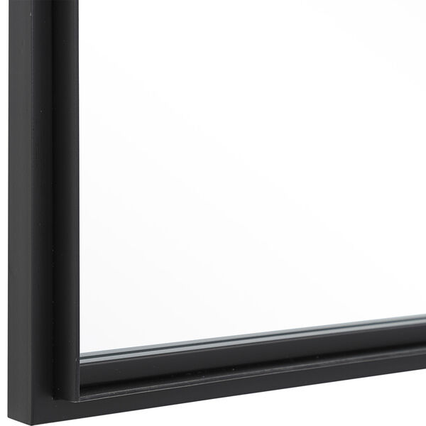 Rousseau Black Iron Window Mirror, image 5