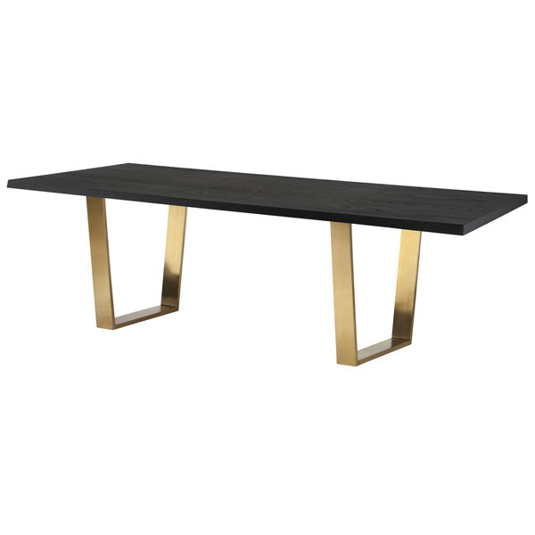 Versailles Onyx and Gold 95-Inch Dining Table, image 4