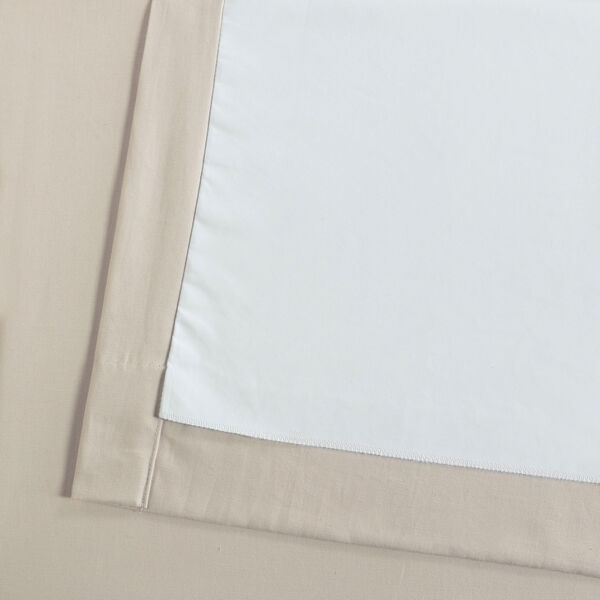 Hazelwood Beige 50 x 84-Inch Solid Cotton Blackout  Curtain, image 11