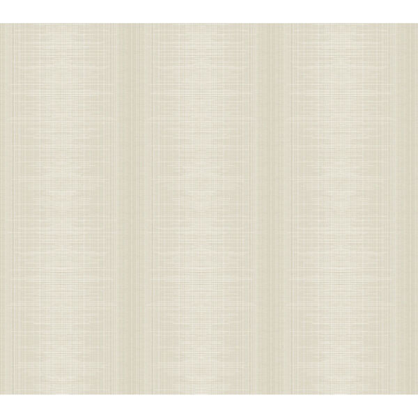 Handpainted  Beige Silk Weave Stripe Wallpaper, image 2