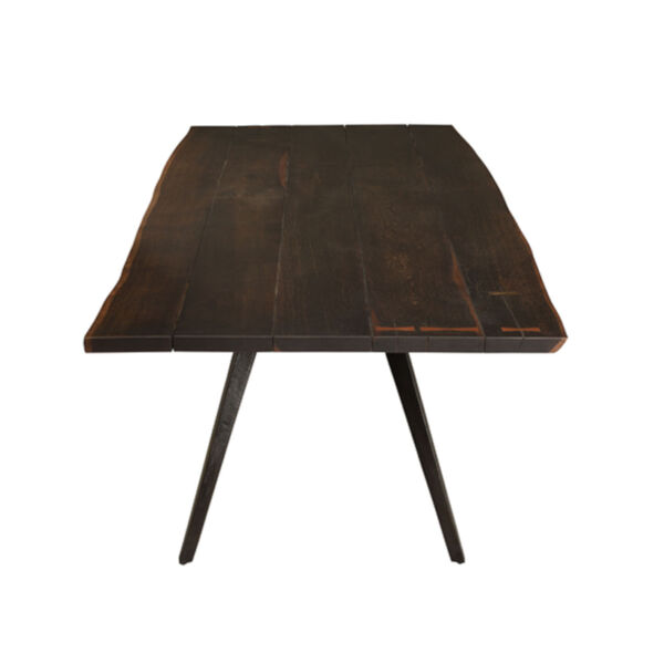 Vega Seared Oak and Black Dining Table, image 3