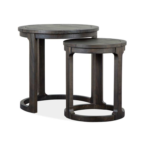Boswell Black Round Nesting End Table, image 3