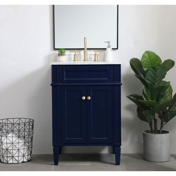 Williams Blue 24-Inch Vanity Sink Set, image 2