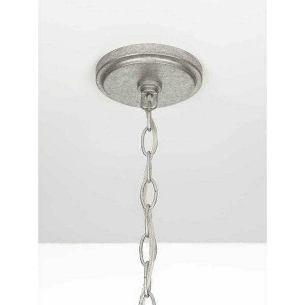 Willow Galvanized Four-Light Chandelier, image 5