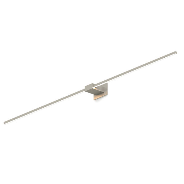 Z-Bar Brushed Nickel 60-Inch LED Wall Sconce, image 1