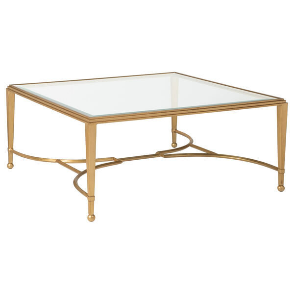 Metal Designs Gold Sangiovese Square Cocktail Table, image 1
