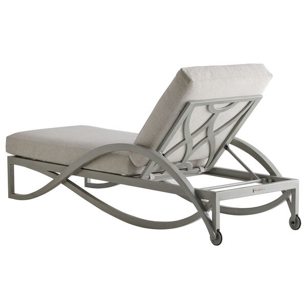 Silver Sands Soft Gray Chaise Lounge, image 3