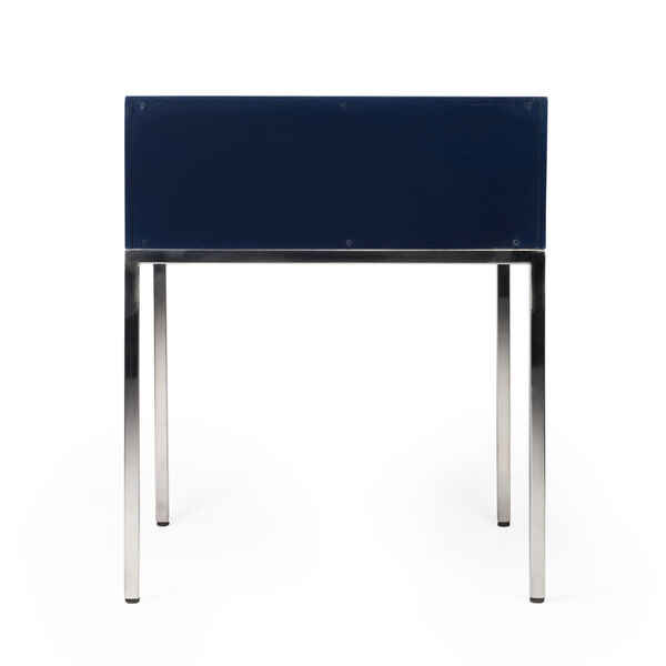 Monika Blue and Silver End Table, image 6