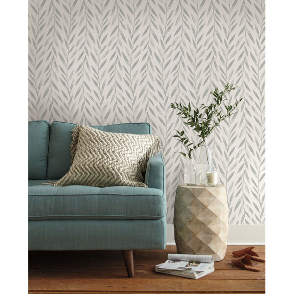 Magnolia Home Artful Prints and Patterns Gray Willow Peel and Stick Wallpaper - SAMPLE SWATCH ONLY, image 1