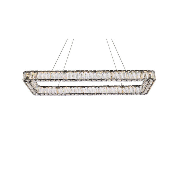 Monroe 42-Inch Integrated LED Rectangle Pendant, image 3